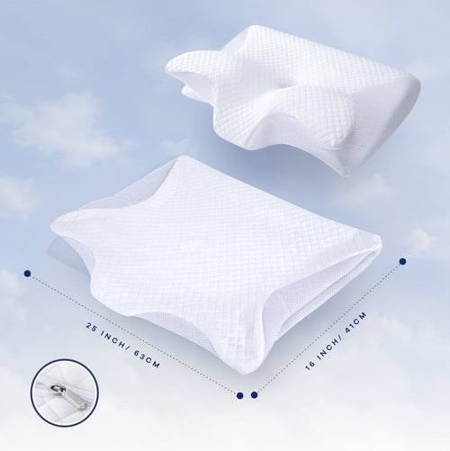 Funda de Algodón para Almohada Cervical