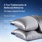 Funda de Almohada de Seda 1+1