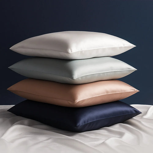 Funda de almohada de seda natural