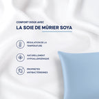 Funda de Almohada de Seda Natural